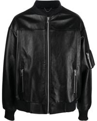 MISBHV - X Ufo361 Leather Bomber Jacket - Lyst