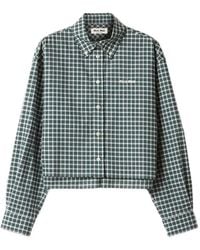 Miu Miu - Plaid Shirt - Lyst