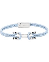 Ferragamo - Gancini Braided Bracelet - Lyst