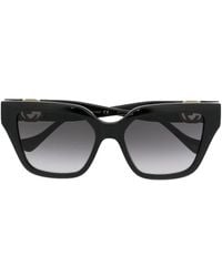 Gucci - Logo Square-Frame Sunglasses - Lyst