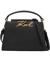 KARL LAGERFELD - Signature Top-Handle Crossbody Bag - Lyst
