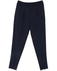 ZEGNA - Pleated Elasticated-Waist Trousers - Lyst