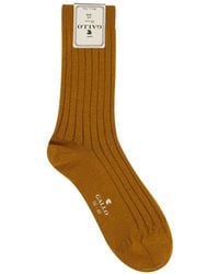 Gallo - Ribbed-Knit Socks - Lyst