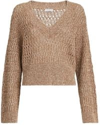 Brunello Cucinelli - Pull À Col V - Lyst