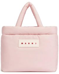 Marni - Padded Logo-Patch Tote Bag - Lyst