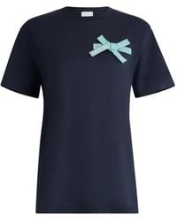 Patou - Bow-Detail T-Shirt - Lyst