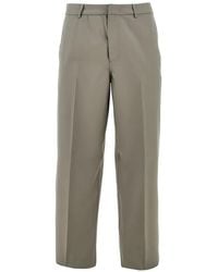 Emporio Armani - Belt-Loop Trousers - Lyst