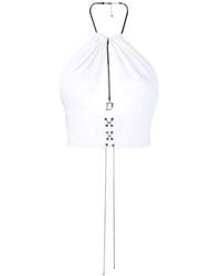DSquared² - Night Out Rhinestone-Embellished Crop Top - Lyst