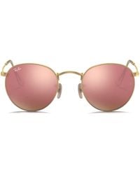 Ray-Ban - Round Flash Sunglasses - Lyst