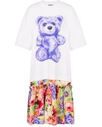 Moschino - フローラルスカート ミニドレス - Lyst