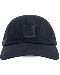Stone Island - Cappello Da Baseball Con Applicazione Logo - Lyst