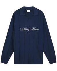 Filling Pieces - Football Jersey Knit Polo Shirt - Lyst
