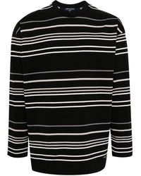 Comme des Garçons - Stripe-print Fine-knit Sweater - Lyst