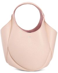 Coperni Swipe Mini Croc-effect Leather Bucket Bag in Purple