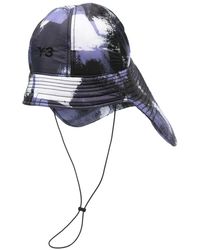 Y-3 - Neck-flap Quilted Bucket Hat - Lyst