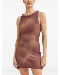 AYA MUSE - Fiora Ombré-Effect Mini Dress - Lyst