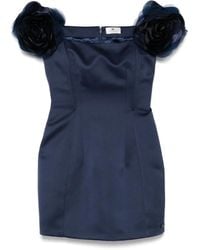 Elisabetta Franchi - Minikleid aus Satin - Lyst