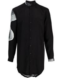 Tessitura - Mandarin-Collar Shirt - Lyst