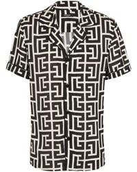 Balmain - Monogram Shirt - Lyst