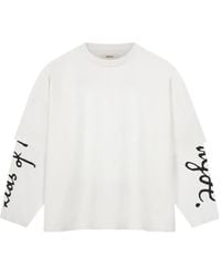 ROUGH - Long-Sleeve Crew-Neck T-Shirt - Lyst