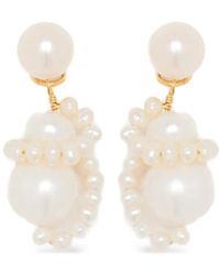 Completedworks - Pearl-Drop Earrings - Lyst
