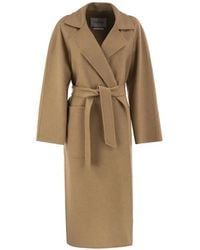 Max Mara - Long Camel Robe Coat - Lyst