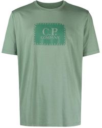 C.P. Company - 30/1 Logo-print Cotton T-shirt - Lyst