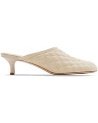 Burberry - Embroidered Quilted Mules - Lyst