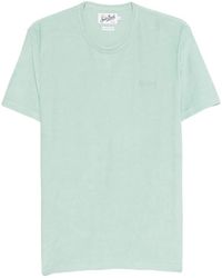 MC2 Saint Barth - Gary Cotton Terry-Effect T-Shirt With Logo Embroidery - Lyst