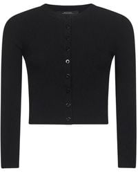 Weekend by Maxmara - Cárdigan de canalé con botones - Lyst