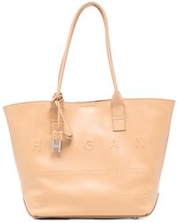 Hogan - Small Leather Tote Bag-Donna - Lyst