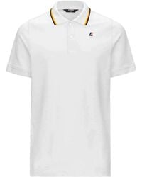K-Way - Jud Tipped-Collar Polo Shirt - Lyst