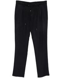 Carducci - Drawstring-Waist Wool Trousers - Lyst