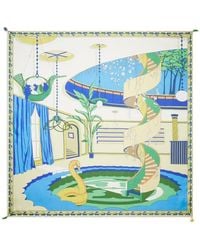 Tory Burch - The Pool Silk Scarf - Lyst