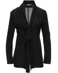 Yohji Yamamoto - Tie-Neck Long-Sleeves Blouse - Lyst