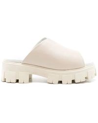 Sarah Chofakian - Mules A Punta Aperta Patty - Lyst