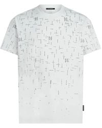 KARL LAGERFELD - Monogram Rhinestone-Embellished T-Shirt - Lyst