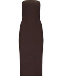 Max Mara - Schulterfreies Midikleid - Lyst