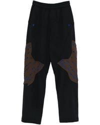 Kiko Kostadinov - X Fox Lab Perforated Fleece Jogger - Lyst