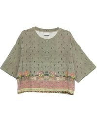 Pierre Louis Mascia - Adanastr Floral Print Top - Lyst