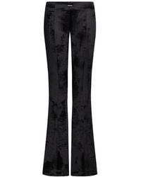 Dondup - Velvet Flared Trousers - Lyst