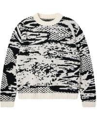 Edwin - Pullover mit abstraktem Muster - Lyst