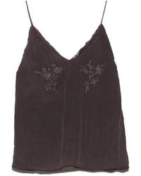 Bimba Y Lola - Straight Top With Stones - Lyst