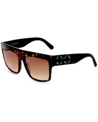 Swarovski - Tortoiseshell-Effect Sunglasses - Lyst