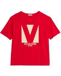 Valentino Garavani - Chez-Print T-Shirt - Lyst