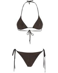 VENUJA - Malibu Crystal-Embellished Triangle Bikini - Lyst