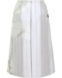 Del Core - Falda acampanada con estampado floral - Lyst