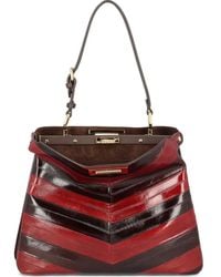 Fendi - Medium Peekaboo Soft Shoulder Bag - Lyst