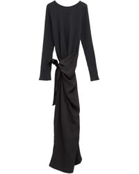 Our Legacy - Ribbed-Knit Tie-Waist Maxi Dress - Lyst