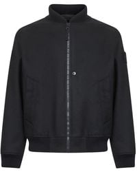 Stone Island - Compass-Badge Bomber Jacket - Lyst